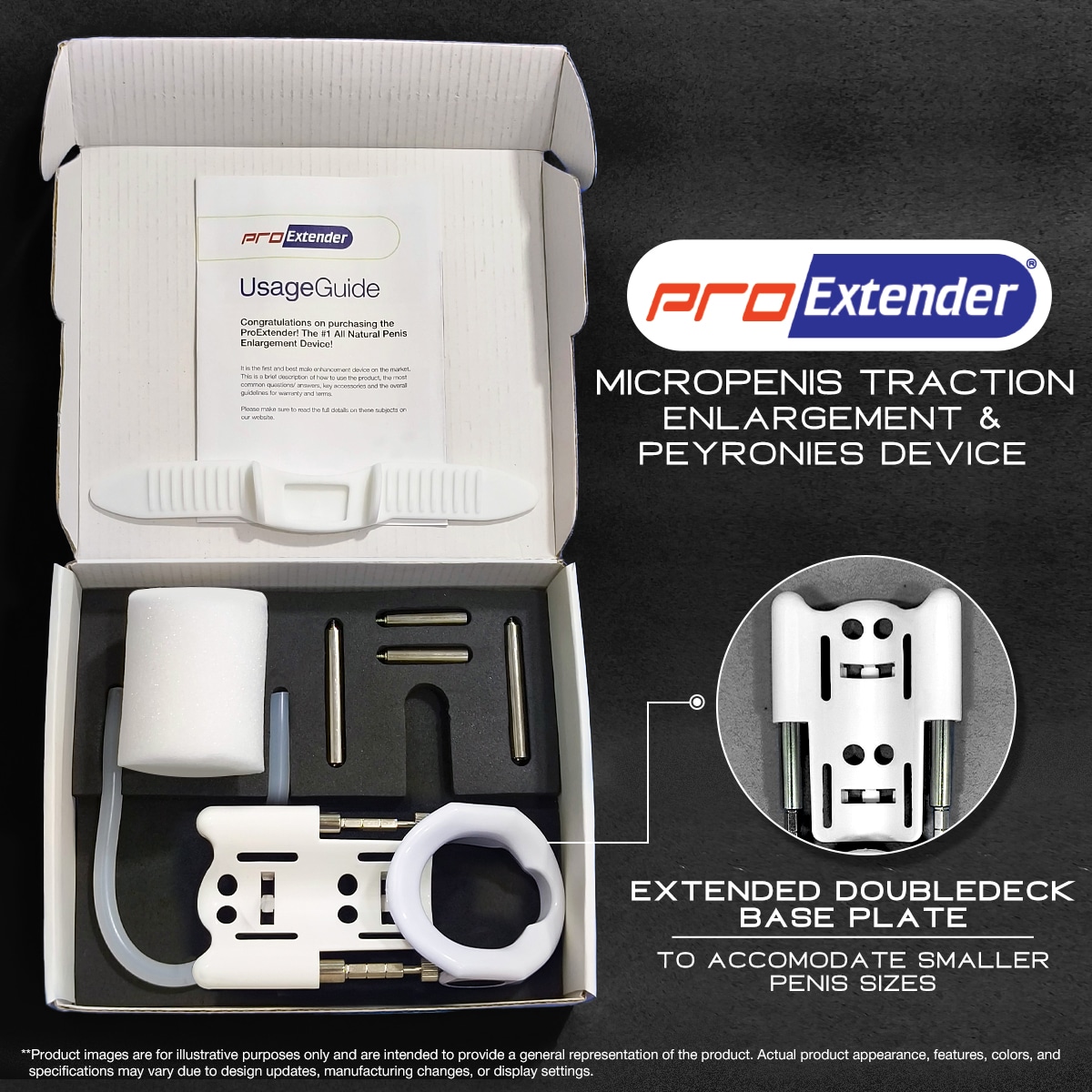 ProExtender Ultimate+ Micro Penis Enlargement Device (Double Deck Model) 1 ProExtender MicroPenis Penis Enlargement Peyronies Device
