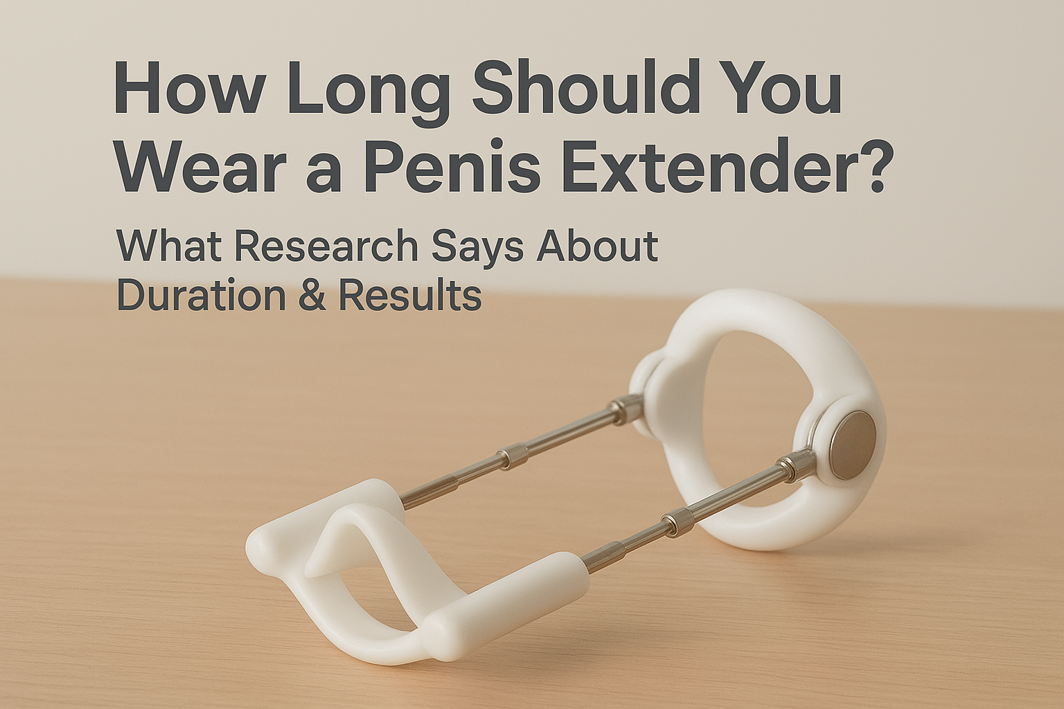 How Long Should You Wear a Penis Extender? What Research Says About
